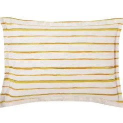 BecquetTaie d’oreiller réversible en coton écru à motif tropical multicolore - IPANEMA