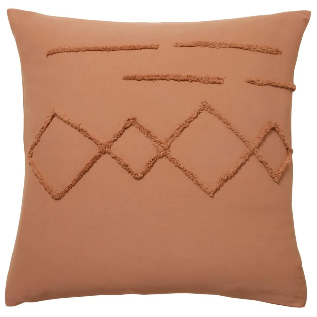 BecquetTaie d'oreiller réversible en coton tufté beige doré - DESERT