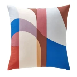 BecquetTaie d'oreiller réversible en coton multicolore à motif géométrique - CAPSULES