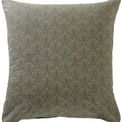 BecquetTaie d'oreiller réversible en coton gris - BALTIA