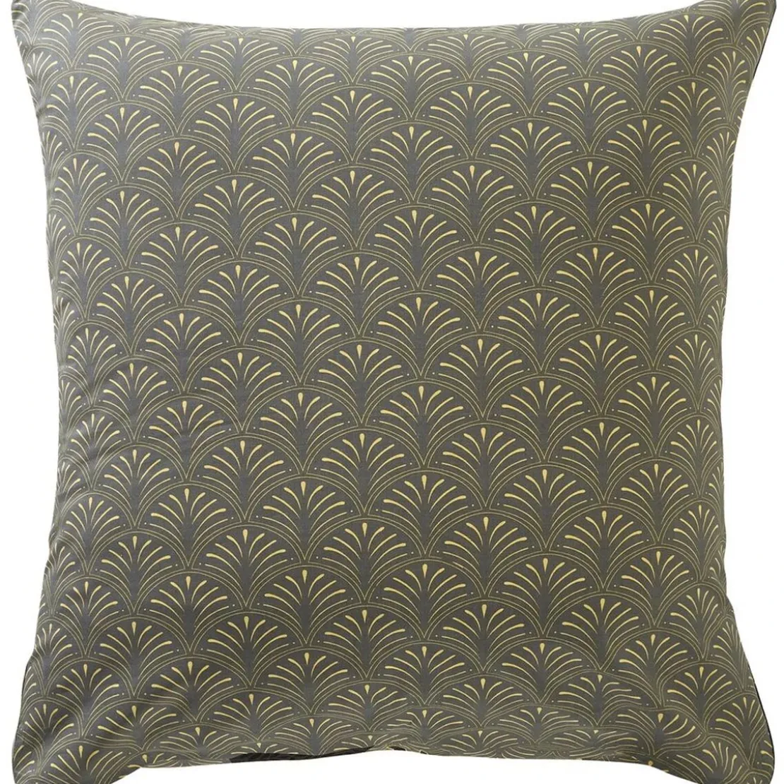 BecquetTaie d'oreiller réversible en coton gris - BALTIA