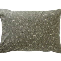 BecquetTaie d'oreiller réversible en coton gris - BALTIA