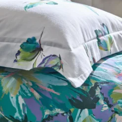 BecquetTaie d’oreiller réversible en coton écru imprimé papillons - PAPILLONNER