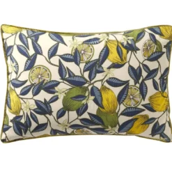 BecquetTaie d'oreiller réversible en percale de coton écru - CITRONNADE