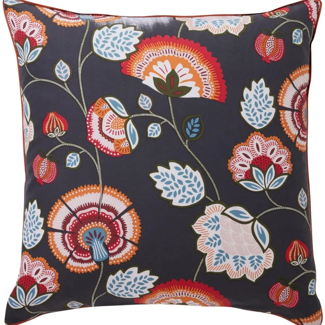BecquetTaie d'oreiller sac carrée BOUKHARA multicolore