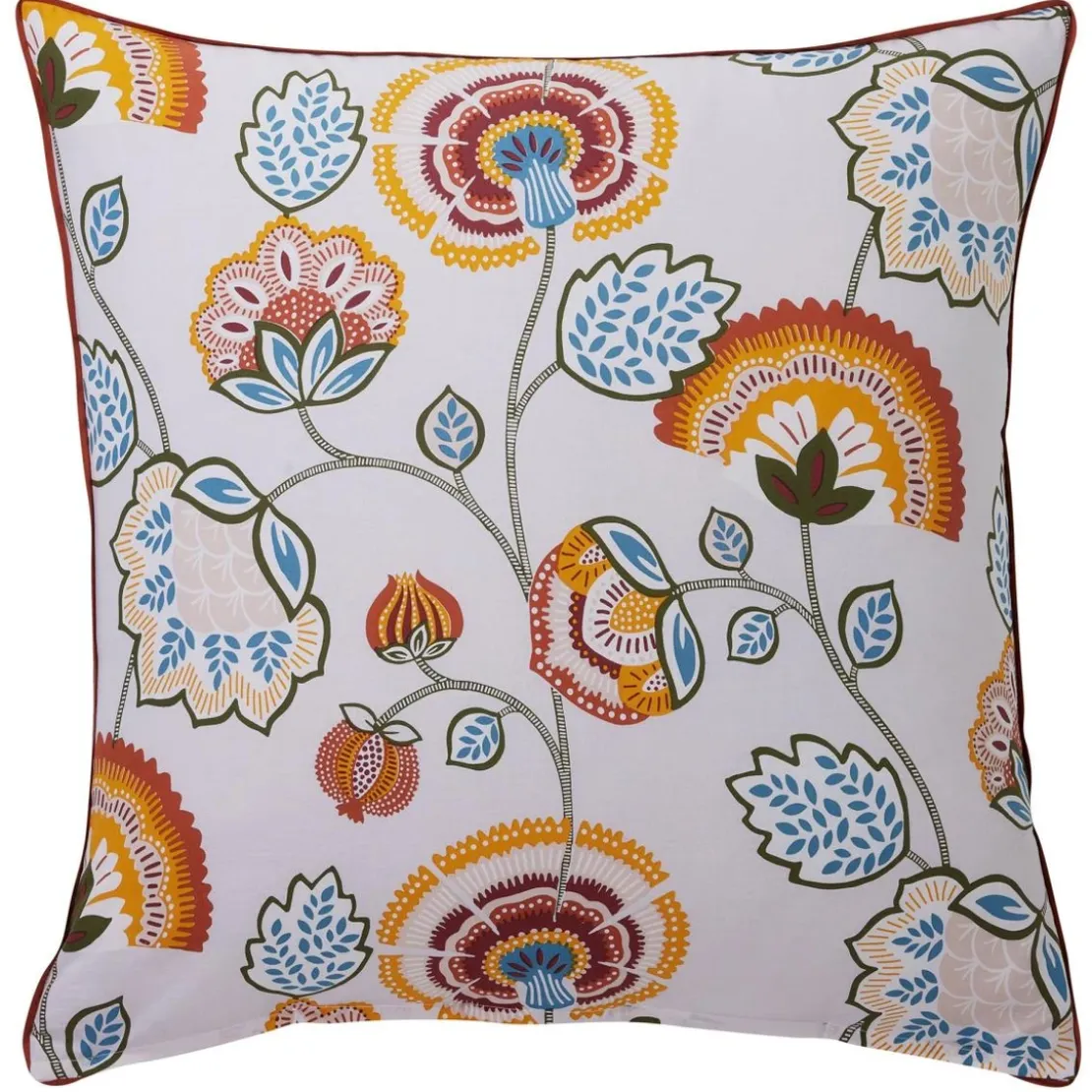 BecquetTaie d'oreiller sac carrée BOUKHARA multicolore