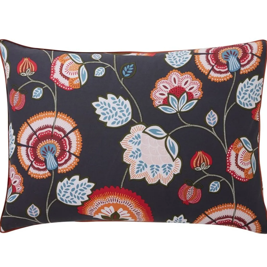 BecquetTaie d'oreiller sac carrée BOUKHARA multicolore