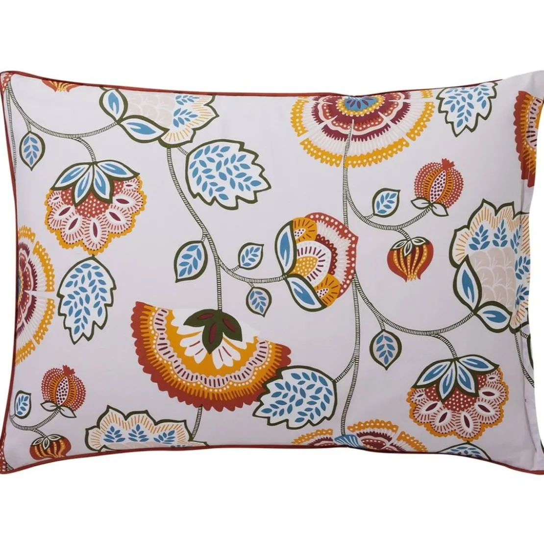 BecquetTaie d'oreiller sac carrée BOUKHARA multicolore