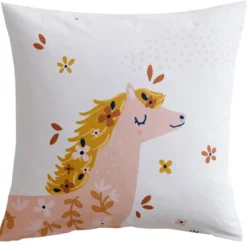 BecquetTaie d'oreiller Sac CHEVAL Rose