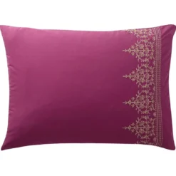 BecquetTaie d'oreiller sac LAURINE rose fuchsia