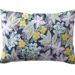 BecquetTaie d'oreiller sac, motif fleurs CUEILLETTE multicolore