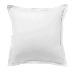 BecquetTaie d'oreiller SATIN RAYE/UNI - blanc