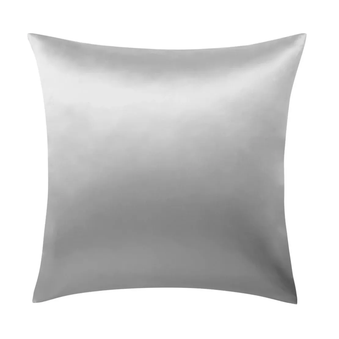 BecquetTaie d'oreiller SOIE/SATIN - gris perle