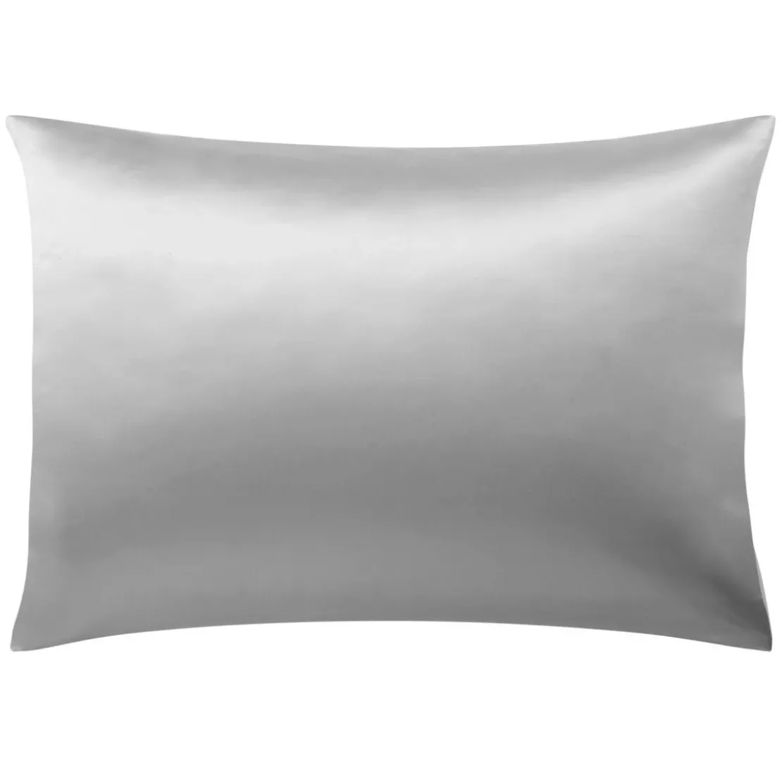 BecquetTaie d'oreiller SOIE/SATIN - gris perle