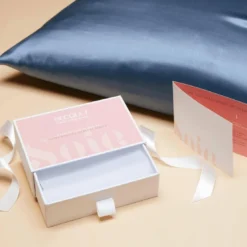 BecquetTaie d'oreiller SOIE/SATIN - denim