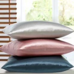 BecquetTaie d'oreiller SOIE/SATIN - denim