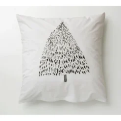 BecquetTaie d'oreiller, taie de traversin coton CHOUETTE DES NEIGES - multicolore