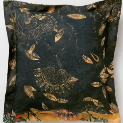BecquetTaie d'oreiller volant coton multicolore fleuri JARDIN EXTRA