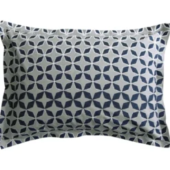 BecquetTaie d'oreiller volant en flanelle micro motif gris - THIBAULT FLANELLE