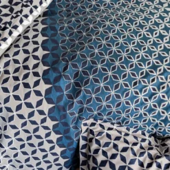 BecquetTaie d'oreiller volant en flanelle micro motif gris - THIBAULT FLANELLE