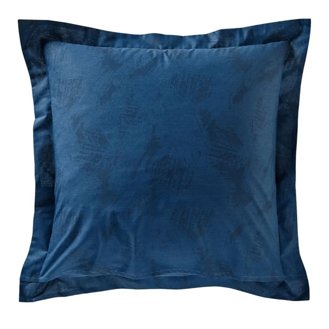 BecquetTaie d'oreilller réversible en coton bleu foncé - VITRAUX