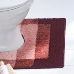 BecquetTapis contour WC 1000g/m² ILLUSION - rose