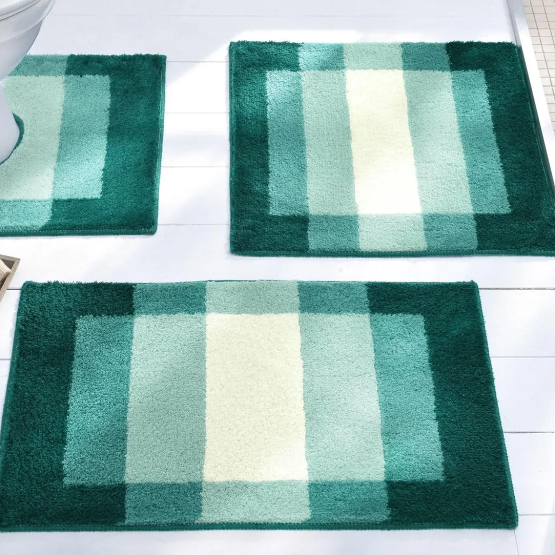 BecquetTapis contour WC 1000g/m² ILLUSION - vert