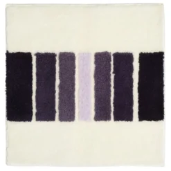 BecquetTapis contour WC à motifs géométriques et antidérapant SONIA Violet