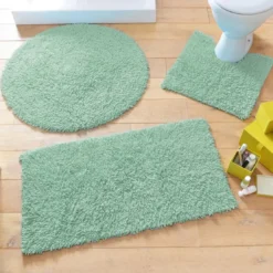 BecquetTapis contour WC pur coton 1500 g/m² CONFORT - vert amande