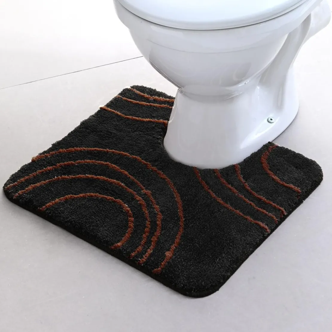 BecquetTapis contour WC SPIRALE - noir