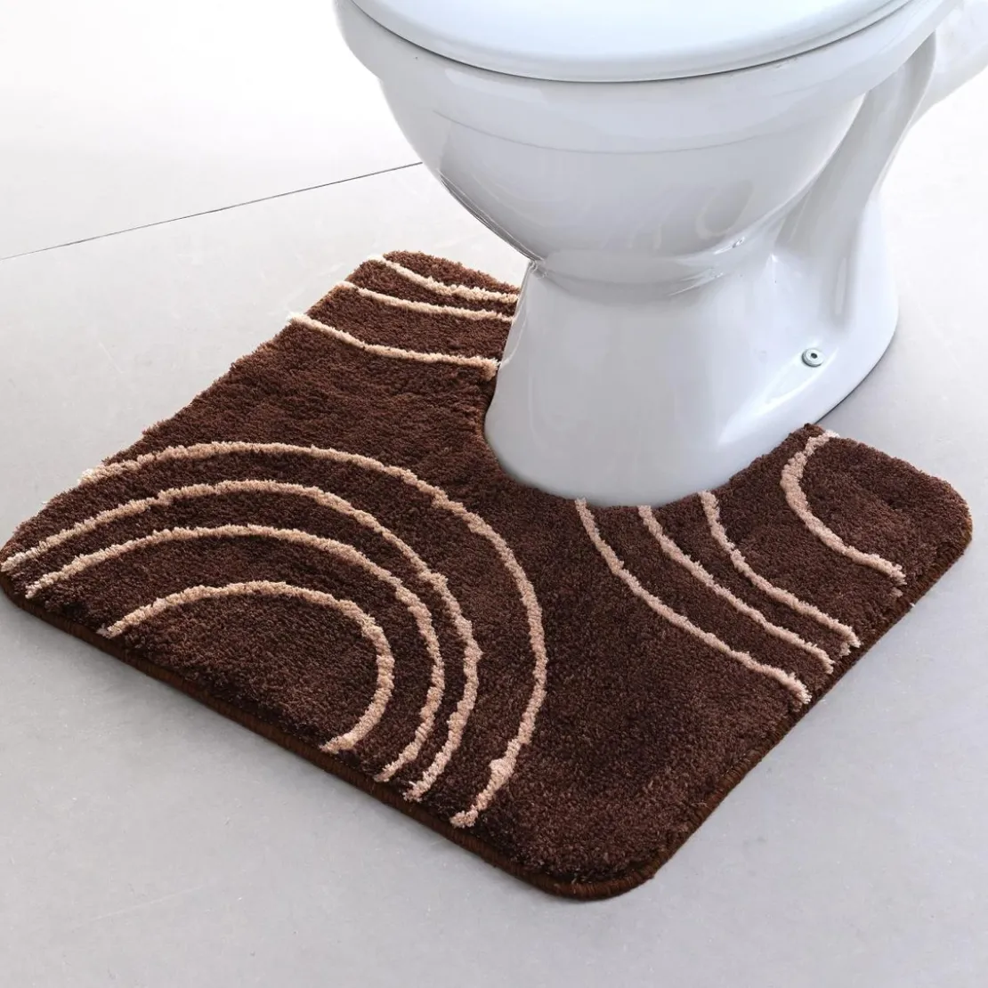 BecquetTapis contour WC SPIRALE - marron