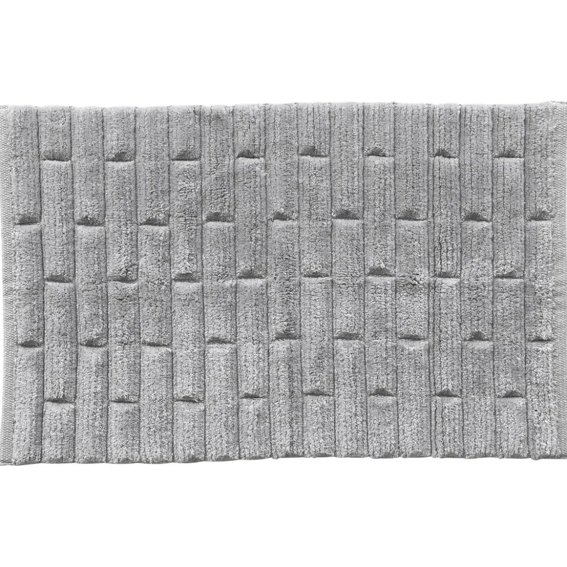BecquetTapis de bain antidérapant BRIQUETTE 50x80 gris moyen