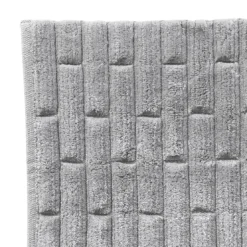 BecquetTapis de bain antidérapant BRIQUETTE 50x80 gris moyen