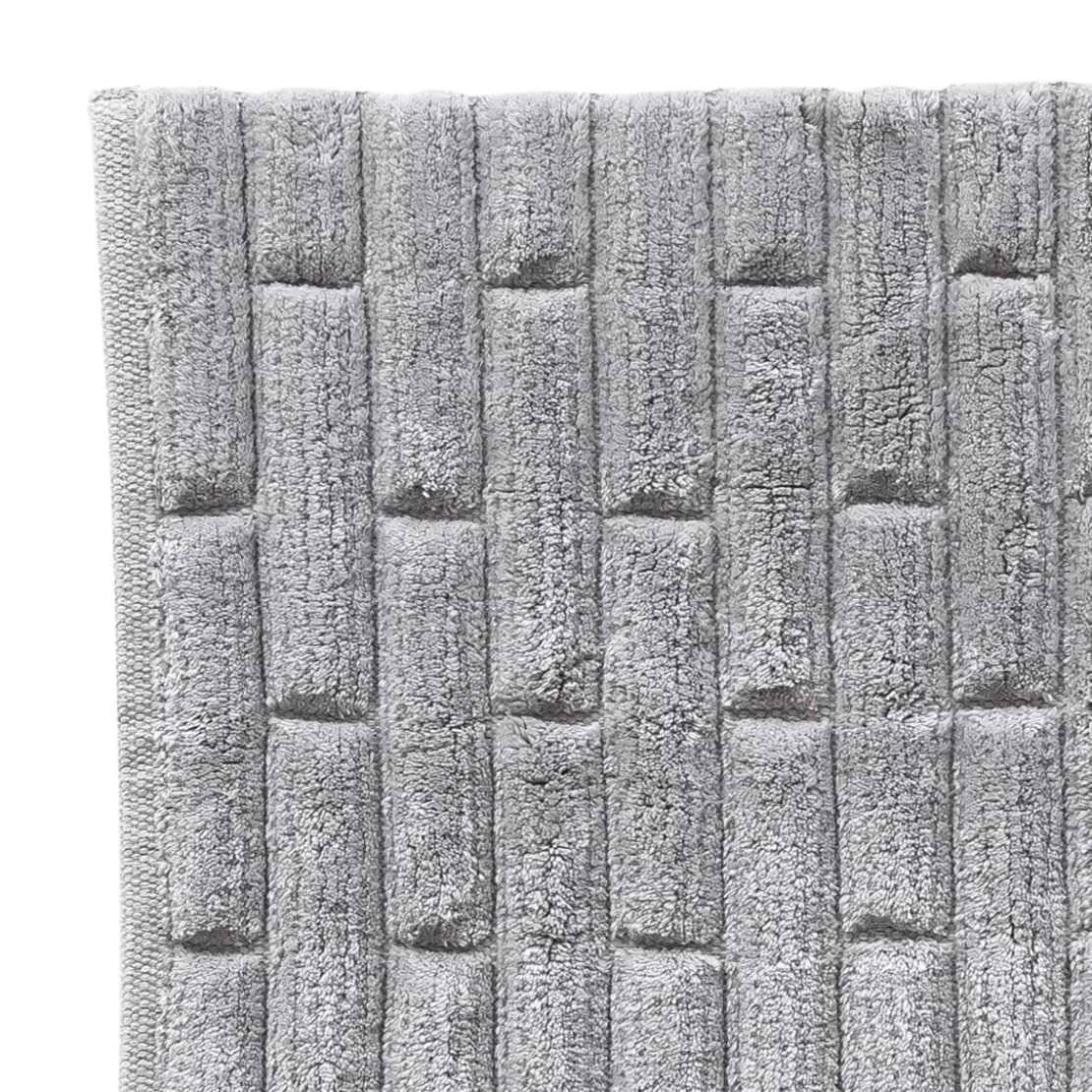 BecquetTapis de bain antidérapant BRIQUETTE 50x80 gris moyen