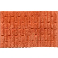 BecquetTapis de bain antidérapant BRIQUETTE 50x80 terracotta