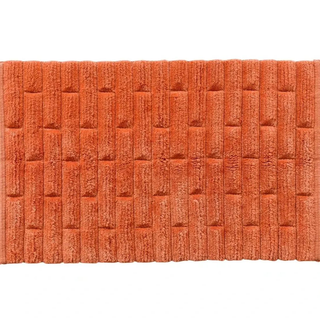 BecquetTapis de bain antidérapant BRIQUETTE 50x80 terracotta