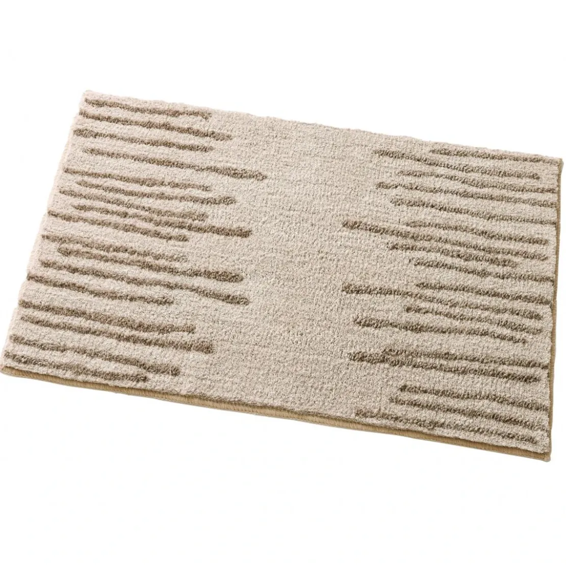 BecquetTapis de bain beige BATONNETS en polyester