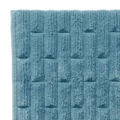 BecquetTapis de bain BRIQUETTE bleu tempête
