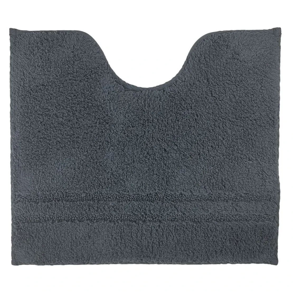 BecquetTapis de bain, contour WC en coton 1800g/m² LIGNUS - gris Anthracite