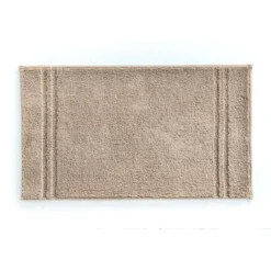 BecquetTapis de bain, contour WC en coton 1800g/m² LIGNUS - beige