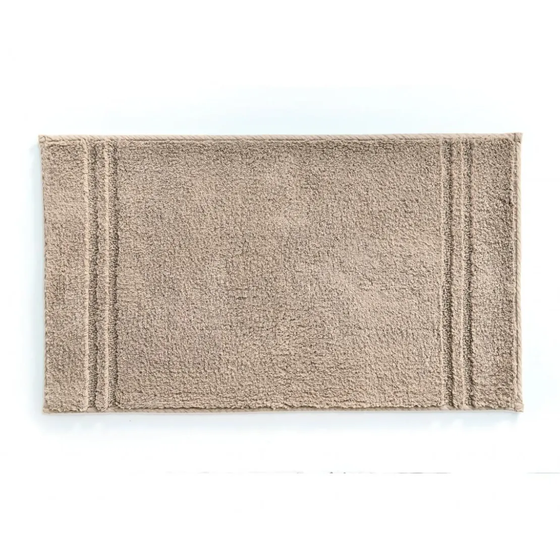 BecquetTapis de bain, contour WC en coton 1800g/m² LIGNUS - beige