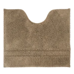 BecquetTapis de bain, contour WC en coton 1800g/m² LIGNUS - beige