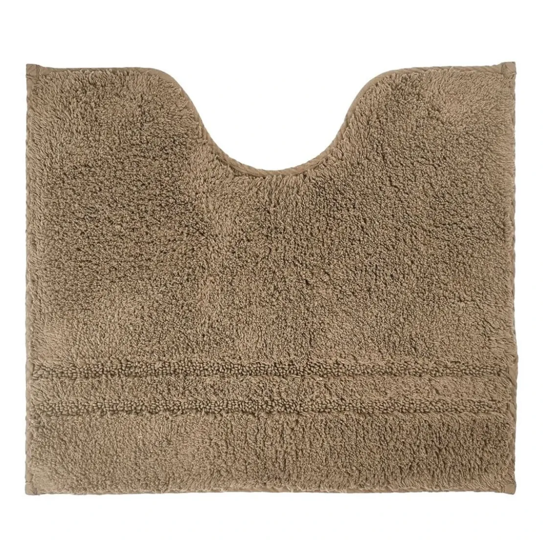 BecquetTapis de bain, contour WC en coton 1800g/m² LIGNUS - beige