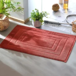 BecquetTapis de bain en coton 900g/m² ATLANTIQUE - rouge grenade