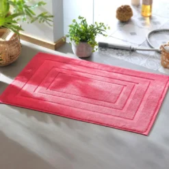 BecquetTapis de bain en coton 900g/m² ATLANTIQUE - rose framboise