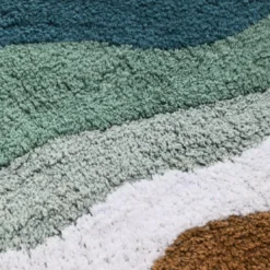 BecquetTapis de bain en coton 2000 g/m² multicolore à motif paysage - LANDSCAPE