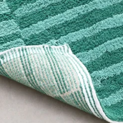 BecquetTapis de bain en coton 2000 g/m² vert - BARRATA