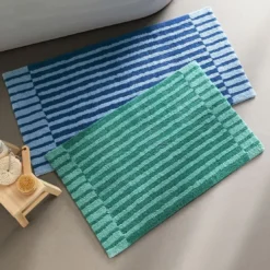 BecquetTapis de bain en coton 2000 g/m² vert - BARRATA