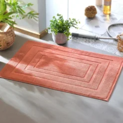BecquetTapis de bain en coton 900g/m² ATLANTIQUE - orange terracotta