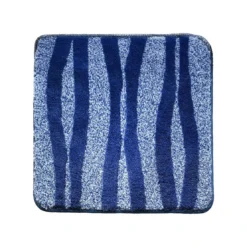 BecquetTapis de bain en microfibre 2250 g/m² VAGUE - bleu